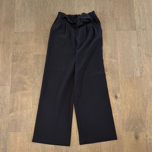 Lululemon Black Wide Leg Pants with Elastic Waistband